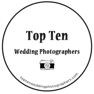 top ten wedding photographers logo